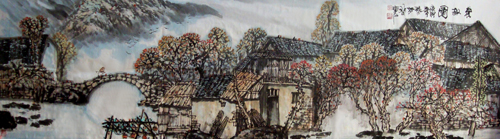 农趣图-尺寸-180cmX46cm