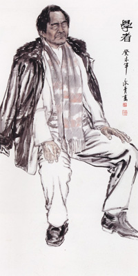 刘永青作品《学者》