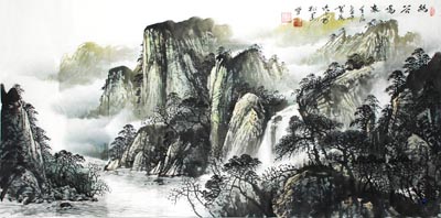 幽谷鸣泉