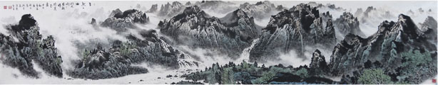 天然一曲非凡响 360x72cm