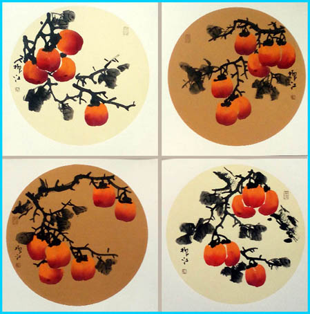 四世同堂 68×68cm