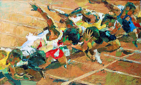 起跑线180x300cm