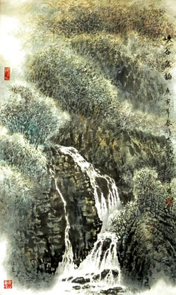 峡谷泉韵
