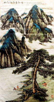 山光物态弄春晖