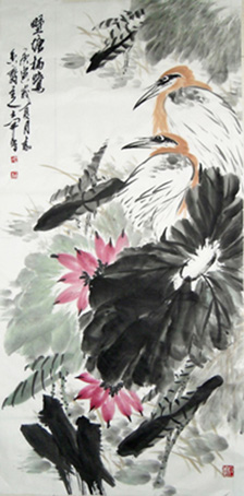 野塘栖鹭
