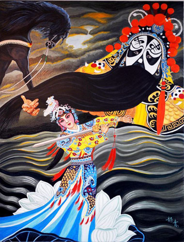 舞蹈家赵青领衔名家赴日举办画展