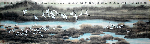 湿地风光 210CMX54CM