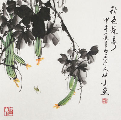 秋色求生67x67(cm)