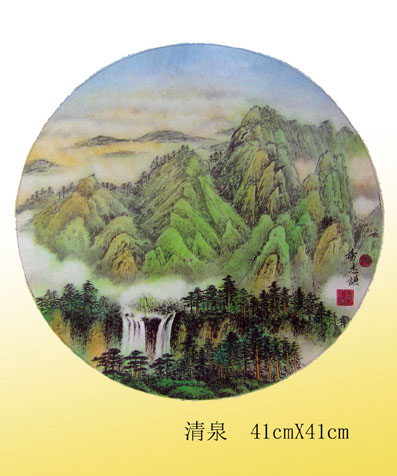 《清泉》41cmx41cm