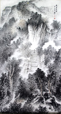 天宫清韵(96X180cm)