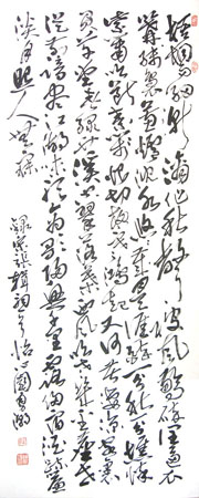 宋张辑诗中堂行草130Xi0