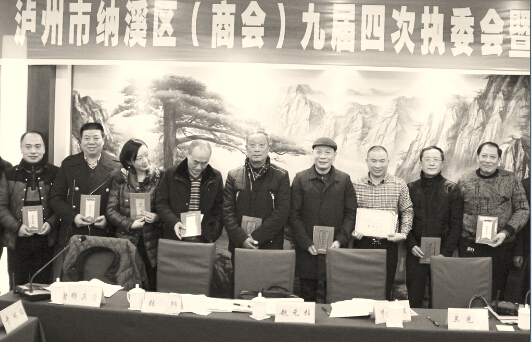 泸州市纳溪区工商联（商会）在“企业家活动日”表彰优秀企业家。