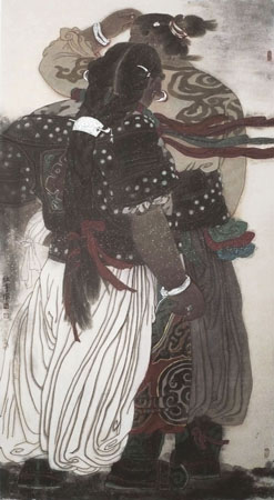 《七月阳光》180cmx100cm 2010年