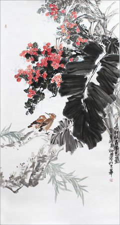 版纳花鸟97cmx180cm 2013年