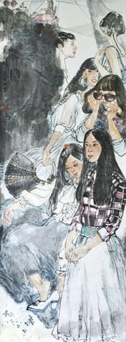 形形色色270cmx97cm 2014年