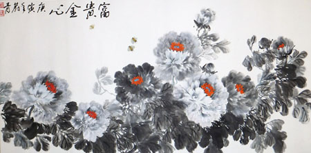 富贵金心68X136cm