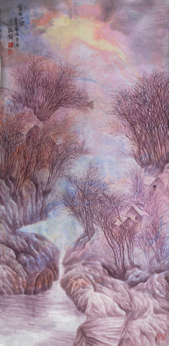 2015年紫气山涧137cmX69cm