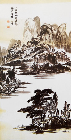 《一江春水向东流》120cmx70cm2014