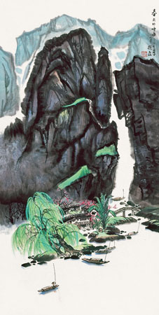 春天的呼唤137cmx67cm