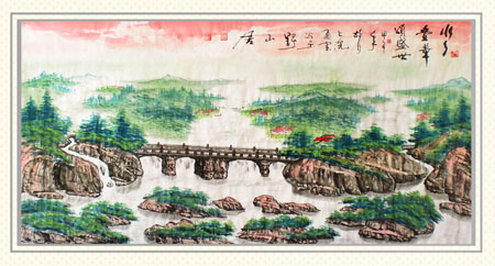 水乡叠翠颂盛世