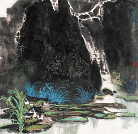 云岭早春67cmx67cm