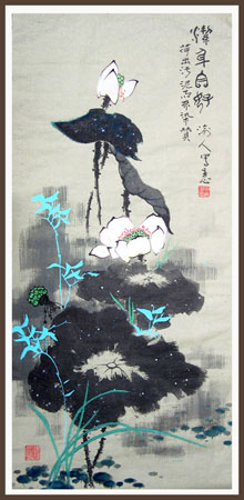 2010年-四尺国画-洁身自好