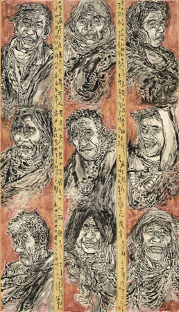 杨娟作品《西部子民》150x200cm