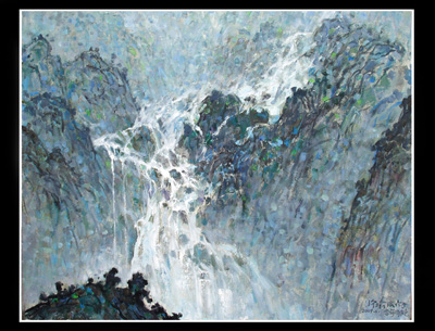 （水）系列三（100cm×80cm）油画