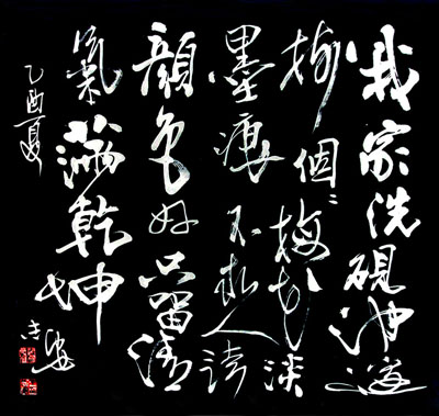 我家洗砚池边树