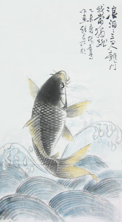 杨秦乔作品《浪滔》