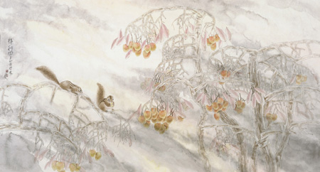 邹美娜作品《得利图》180x90cm