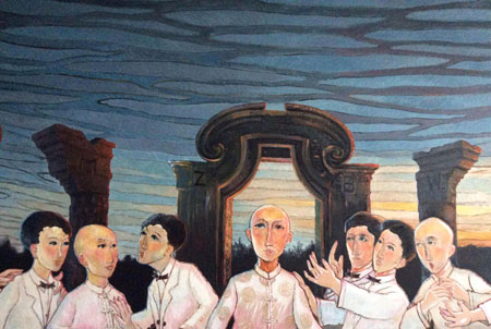 最后的晚餐局部200·420cm2003年