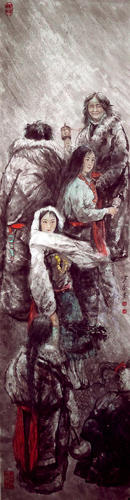 胡少春作品《祈福路上》