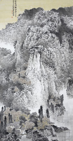 《云林清韵》竖 178×94厘米