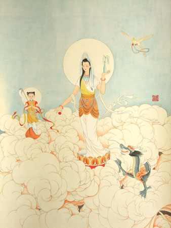 张立启作品《观音》 张立启作品《观音》