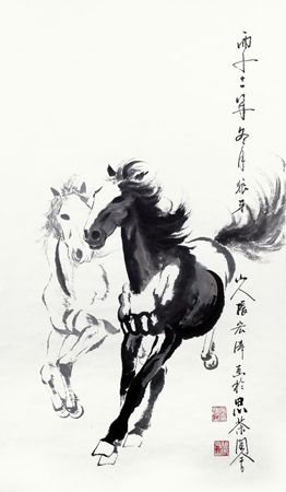 双骏图