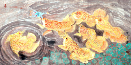 回头忆望63x120cm