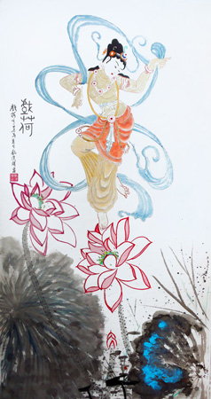 刘建辉作品2 戏荷之一