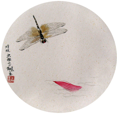 昆虫记之蜻蜓33x 33cm 2012年