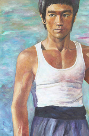《中国功夫-李小龙》180x120cm 2013年9月