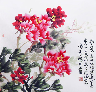 张天福作品1 风寒为我所用更尊贵