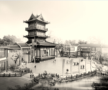 十笏园街区