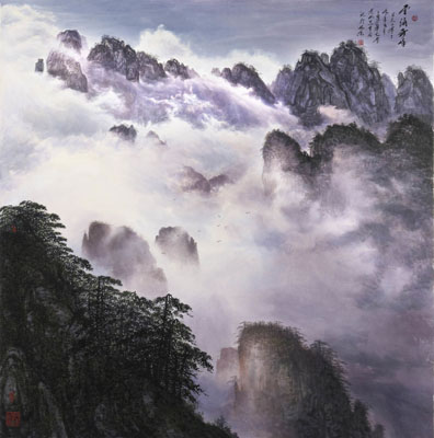 云涌奇峰125×125