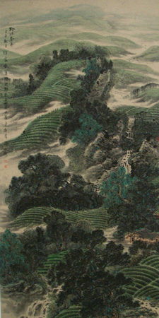 徐家鸣作品2 黔北茶香 96cmX178cm