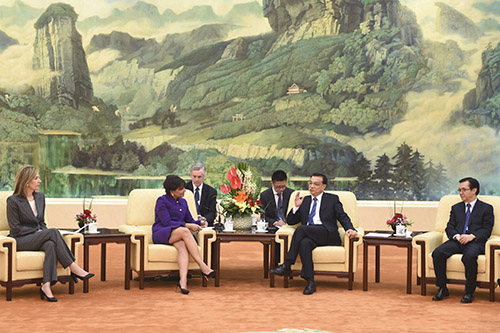 美国首派总统贸易代表团访问中国