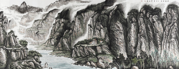 气势恢宏 360cm×140cm