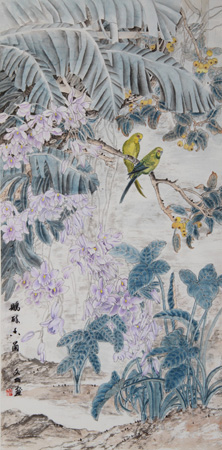 鹦醉香兰+68x132cm