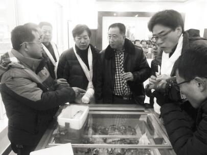 ●农业部专家参观安多牧场牛、羊肉品