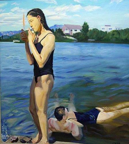 刘小东作品2