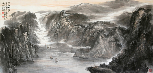 江山如画97cmx180cm 江山如画97cmx180cm